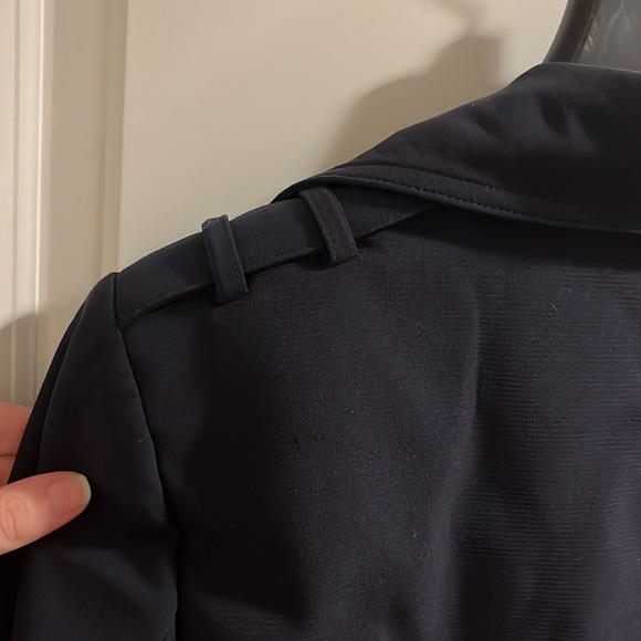 Navy Trench coat. - Picture 6 of 6